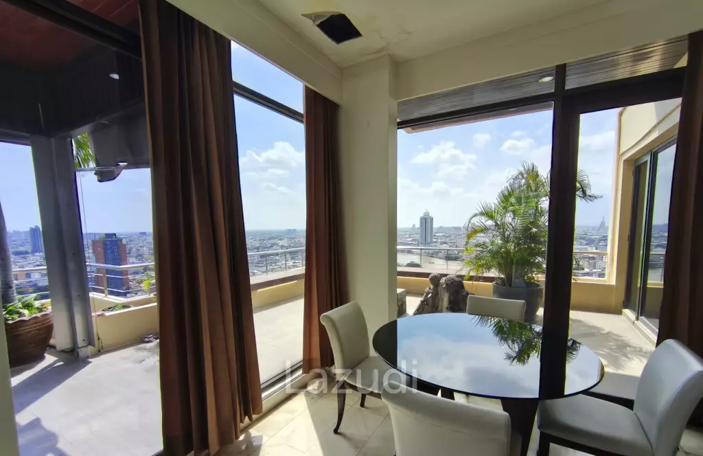 301 sqm high floor condo Baan Chao Praya Khlong San Bangkok