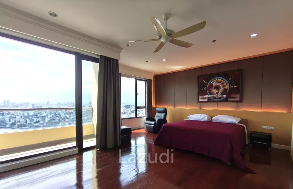 301 sqm high floor condo Baan Chao Praya Khlong San Bangkok