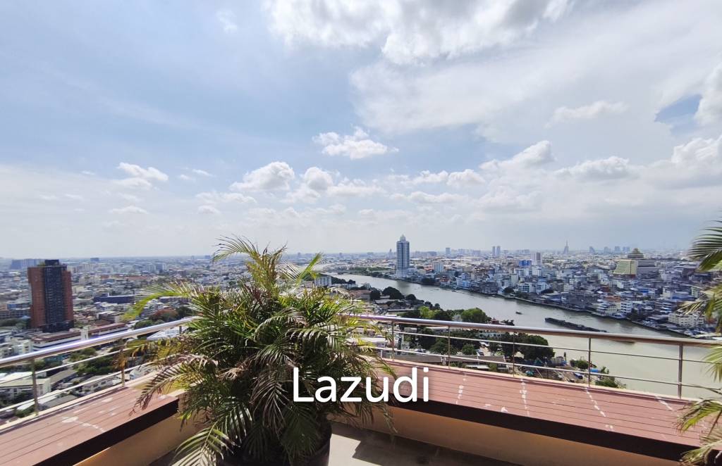301 sqm high floor condo Baan Chao Praya Khlong San Bangkok