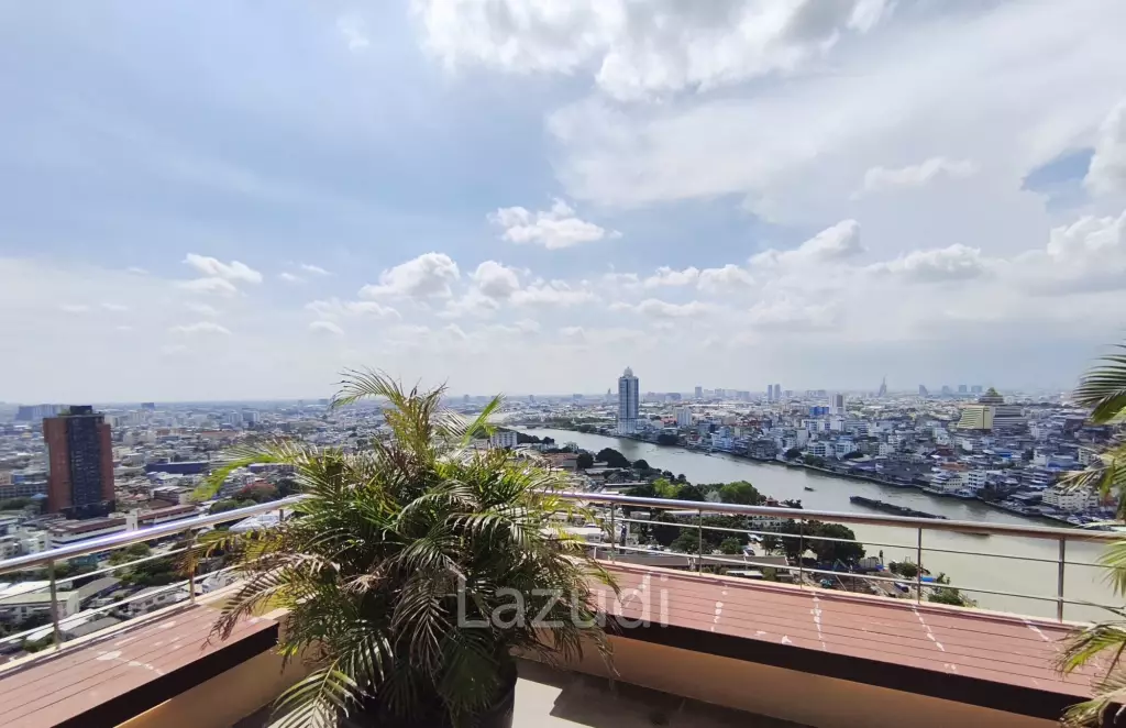 301 sqm high floor condo Baan Chao Praya Khlong San Bangkok