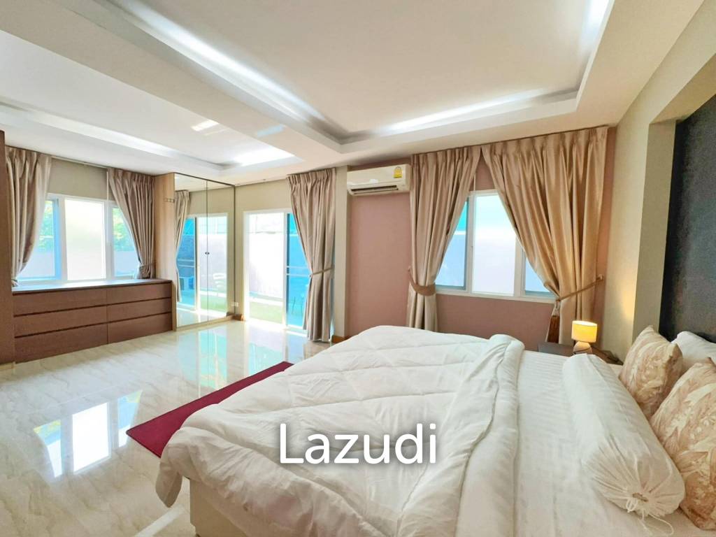 บ้านเดี่ยวขนาดใหญ่ให้เช่าในคอนโดเทลจอมเทียน