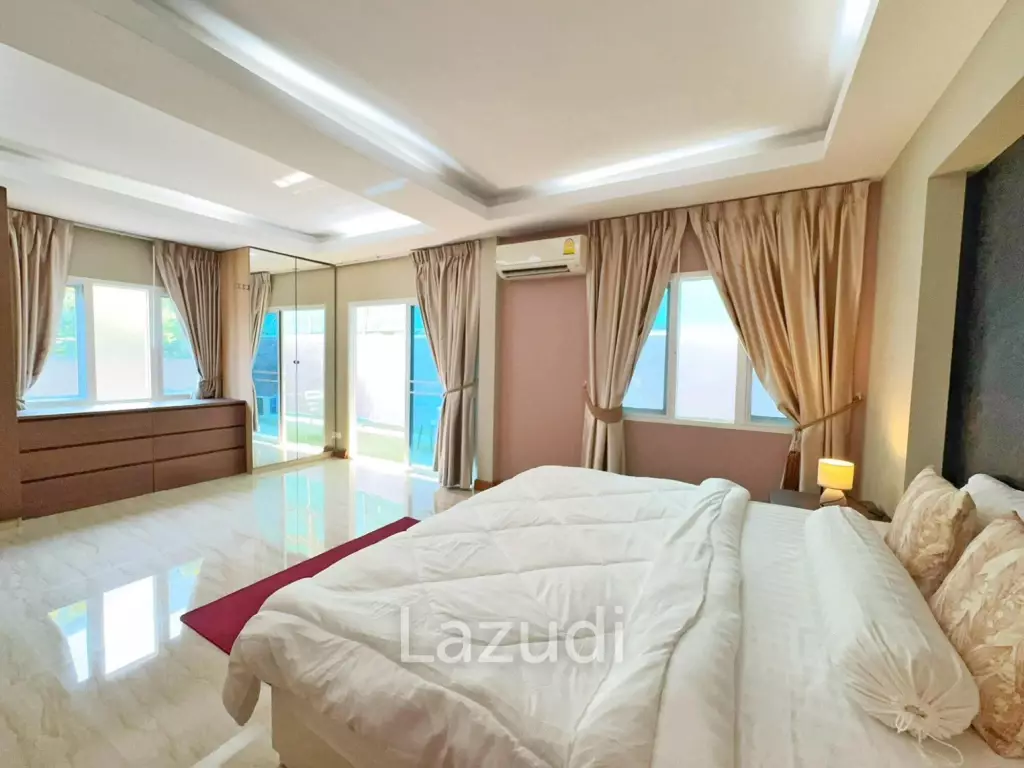 บ้านเดี่ยวขนาดใหญ่ให้เช่าในคอนโดเทลจอมเทียน