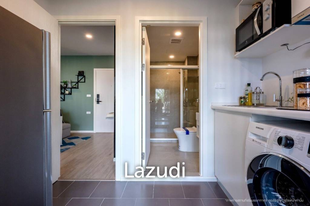 Bright 1 Bedroom Condo on 4th Floor at Blue Sukhumvit 89, Bang Chak
