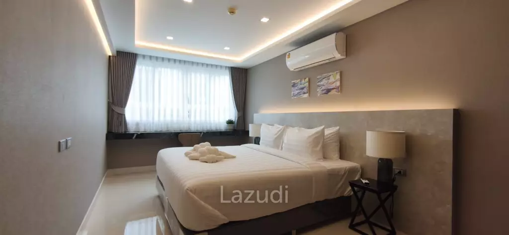 อพาร์ตเมนต์หรู 87.5 ตร.ม. ชั้น 4 ใจกลางหนองปรือ พัทยา พร้อมเฟอร์นิเจอร์ครบ