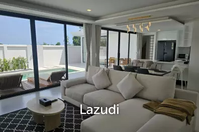 Brand New 3-Bedroom Modern Villa with Partial Sea Views in Plai Laem