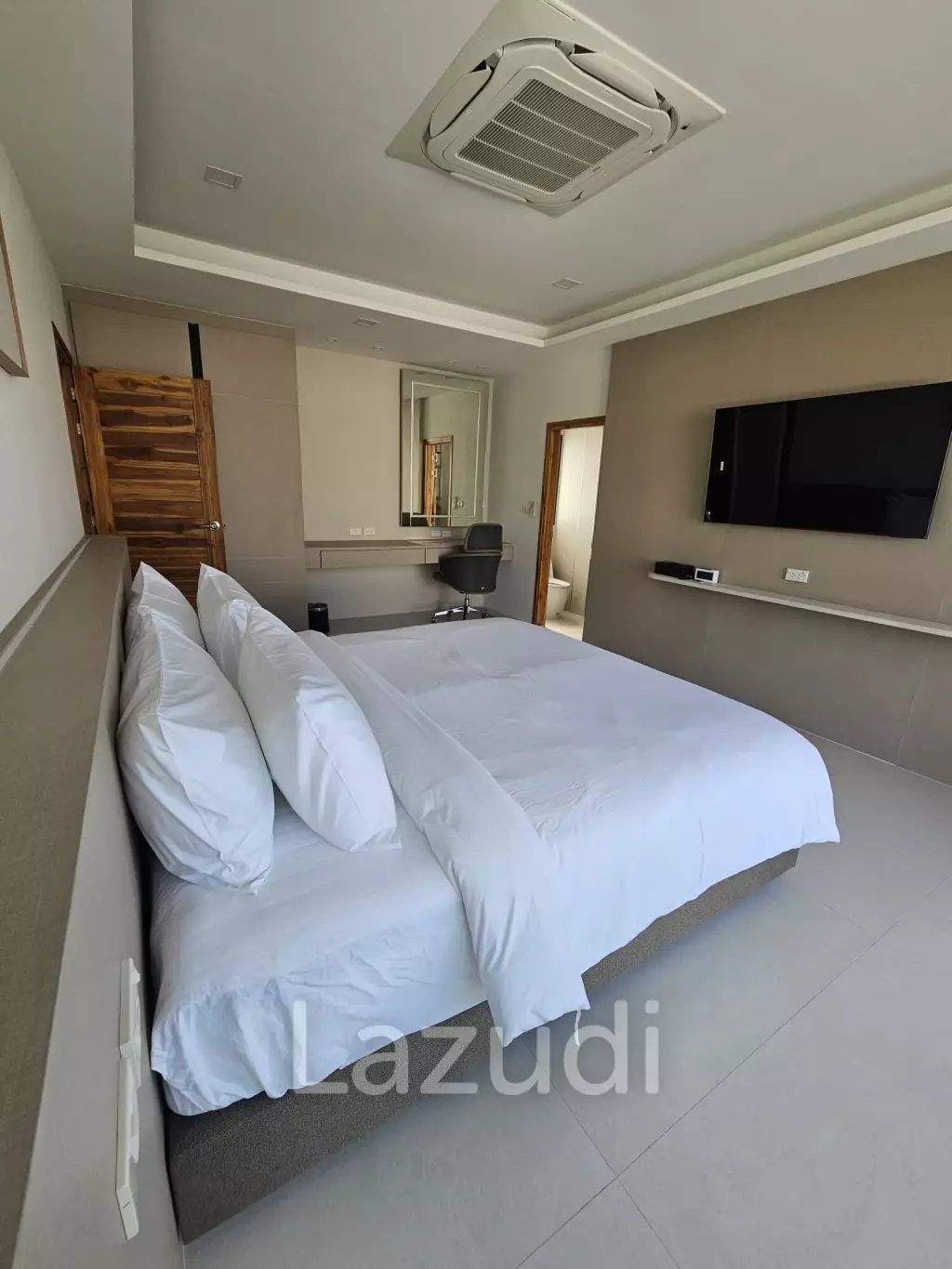 Brand New 3-Bedroom Modern Villa with Partial Sea Views in Plai Laem