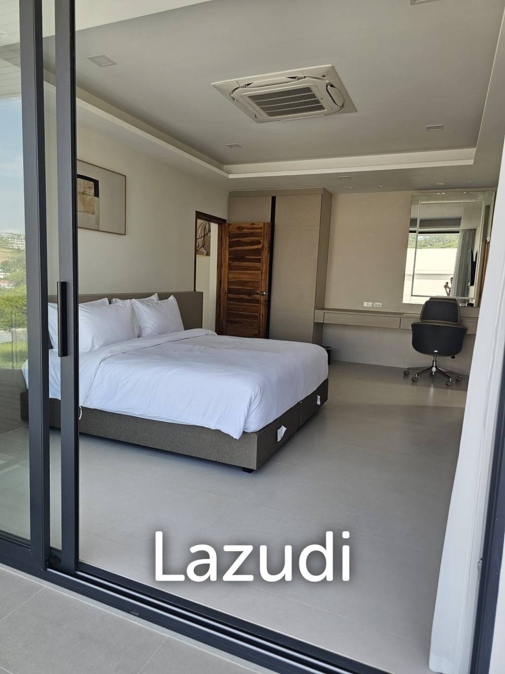 Brand New 3-Bedroom Modern Villa with Partial Sea Views in Plai Laem