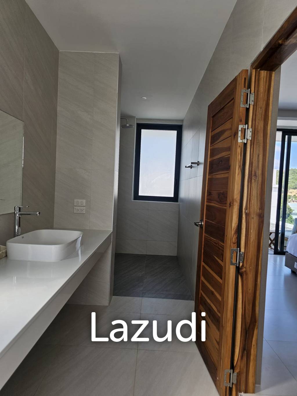 Brand New 3-Bedroom Modern Villa with Partial Sea Views in Plai Laem