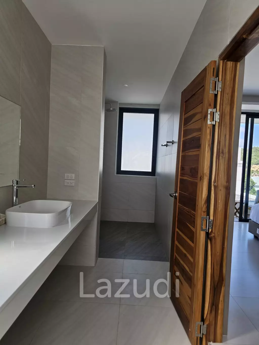 Brand New 3-Bedroom Modern Villa with Partial Sea Views in Plai Laem