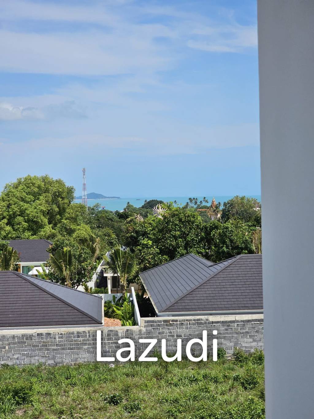 Brand New 3-Bedroom Modern Villa with Partial Sea Views in Plai Laem