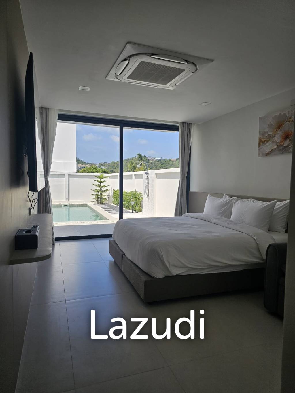 Brand New 3-Bedroom Modern Villa with Partial Sea Views in Plai Laem