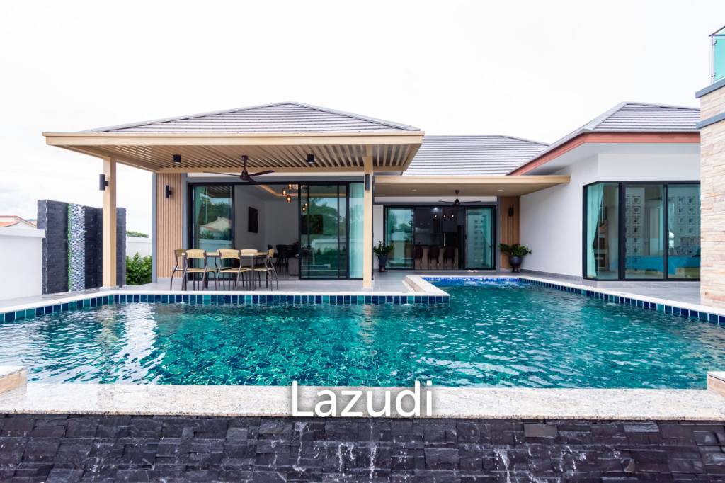 225 sqm Modern Pool Villa with Rooftop Terrace in Hua Hin City