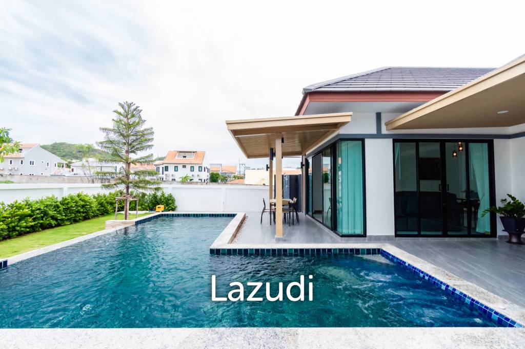 225 sqm Modern Pool Villa with Rooftop Terrace in Hua Hin City