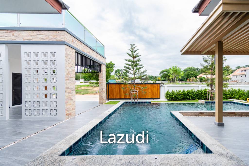 225 sqm Modern Pool Villa with Rooftop Terrace in Hua Hin City