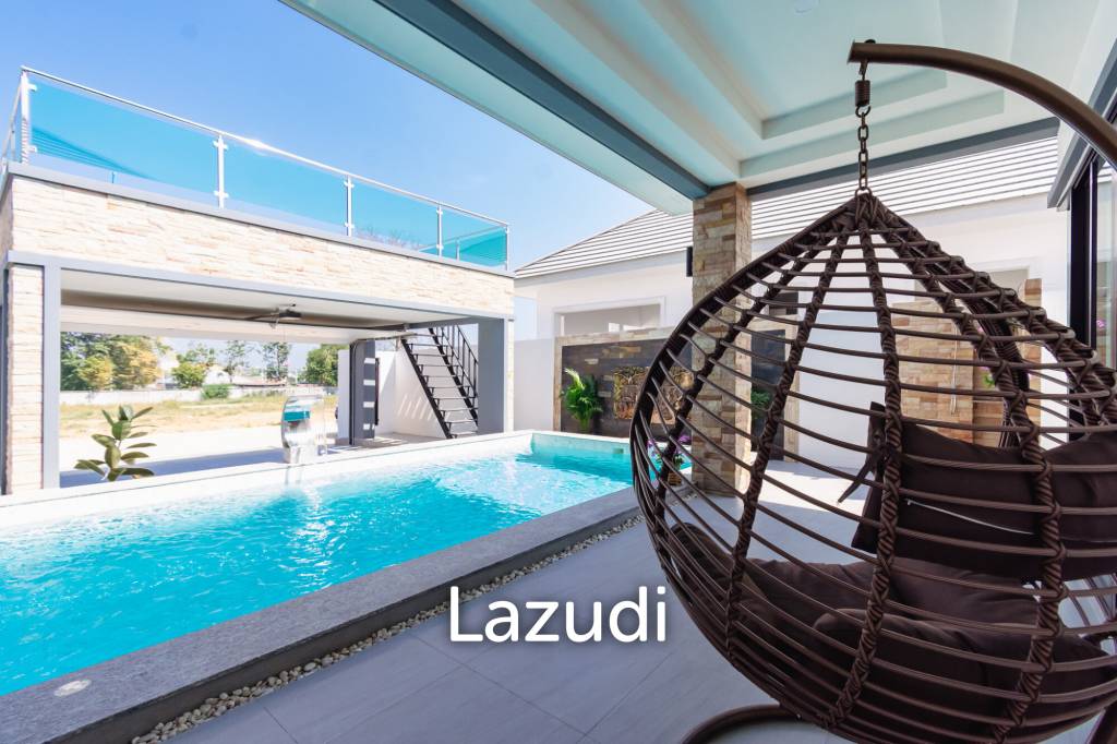 260 sqm modern villa with pool and rooftop terrace in Hua Hin City