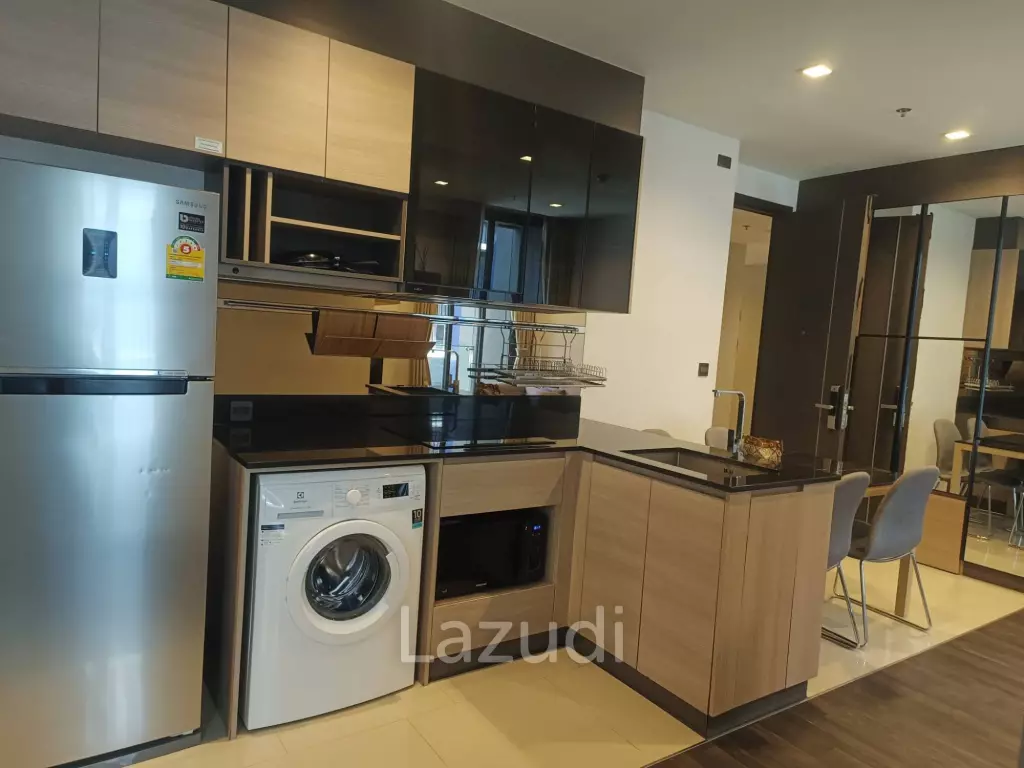 46 sqm 2 Bedroom Condo on 19th Floor at The Line Asoke - Ratchada, Makkasan