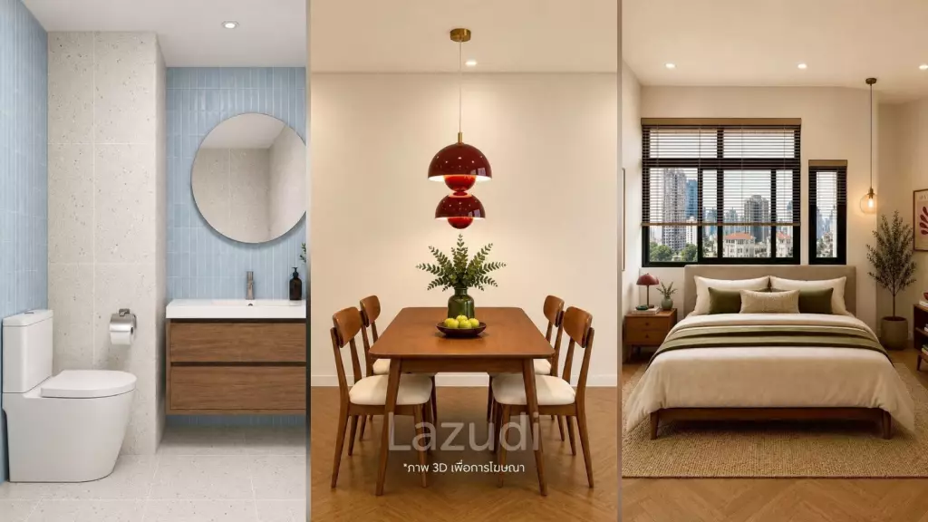 87 sqm high floor 2 bedroom condo at J.C. Tower Khlong Tan Nuea Bangkok