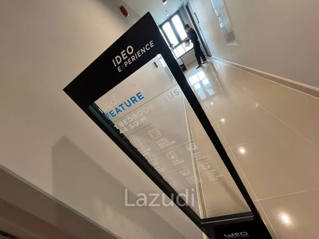 30 sqm high-floor 1 bedroom condo Ideo Sukhumvit – Rama 4 Phra Khanong