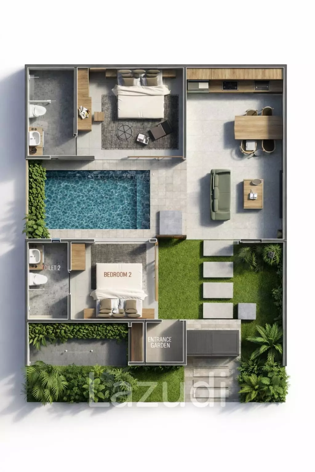 New Off Plan Two Bedroom Leasehold Development in Seminyak