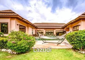 PALM HILLS : Designer Luxury 5 Bed Pool Villa overlooking golf course and Lake