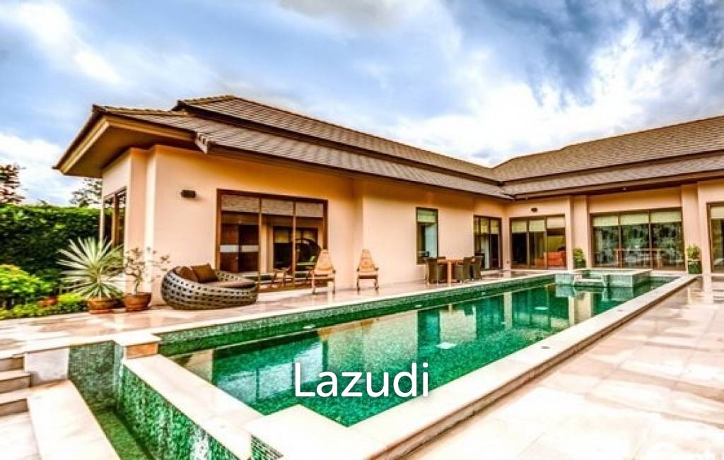 PALM HILLS : Designer Luxury 5 Bed Pool Villa overlooking golf course and Lake