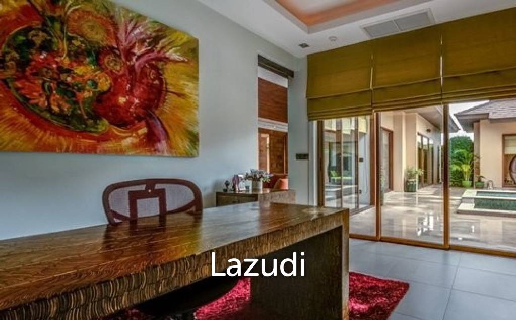 PALM HILLS : Designer Luxury 5 Bed Pool Villa overlooking golf course and Lake