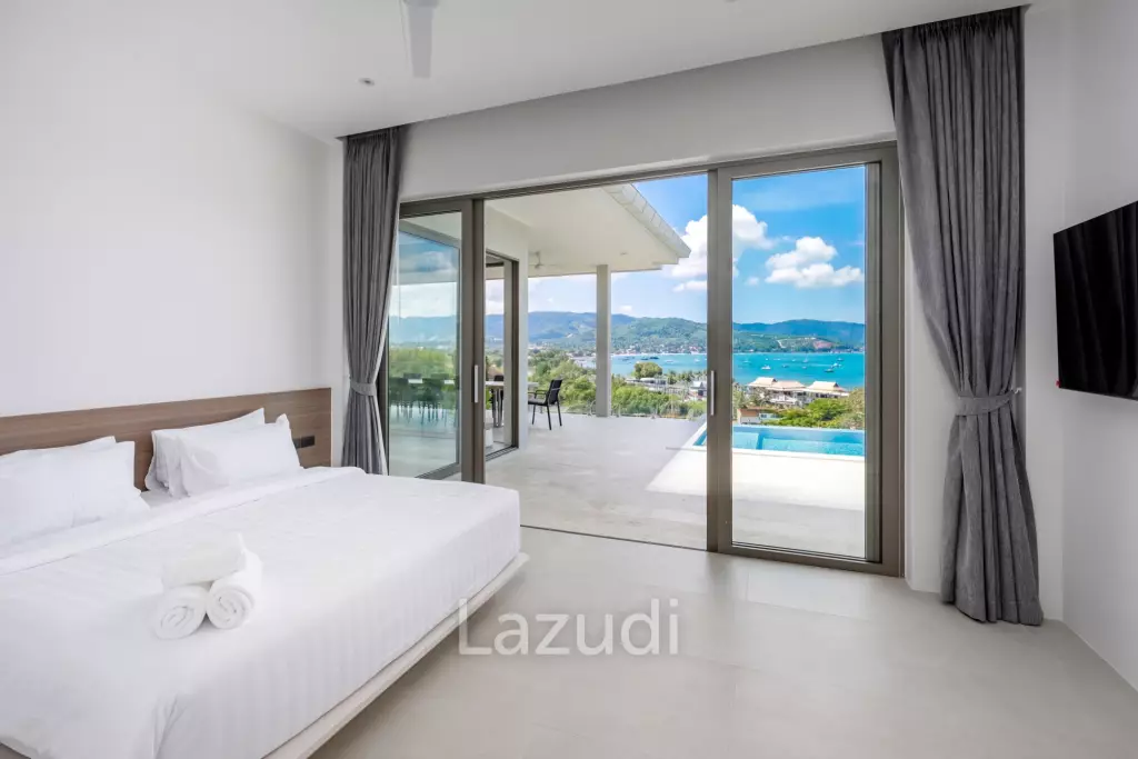 Brand New 4-Bed Villa in Bang Rak with Sea and Sunset View