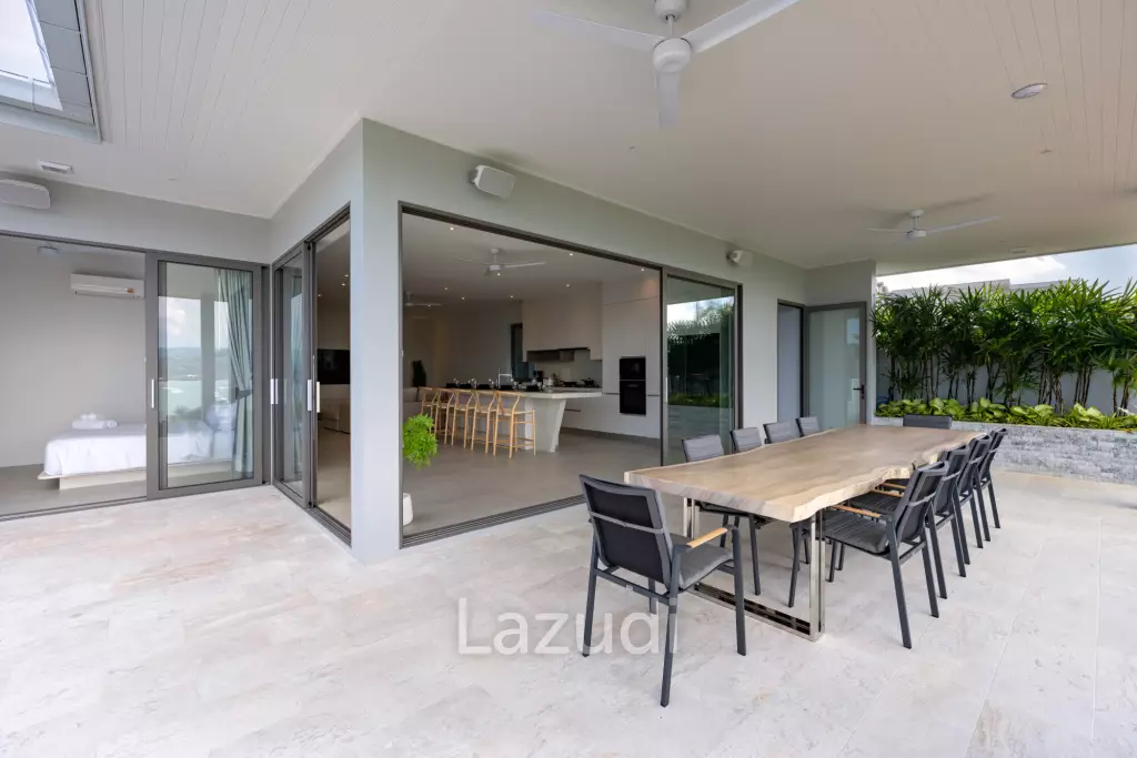 Brand New 4-Bed Villa in Bang Rak with Sea and Sunset View