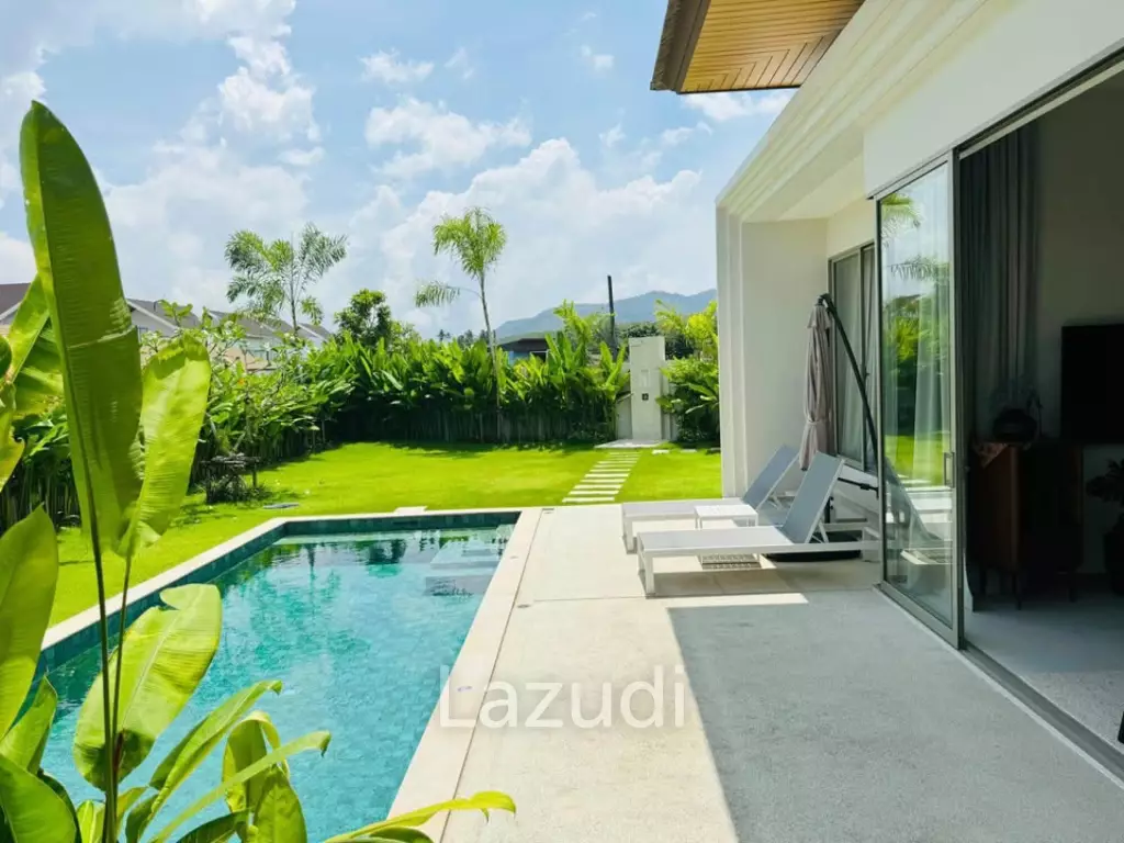 Boutique-Style 3-Bedroom Pool Villa for Rent in Thalang