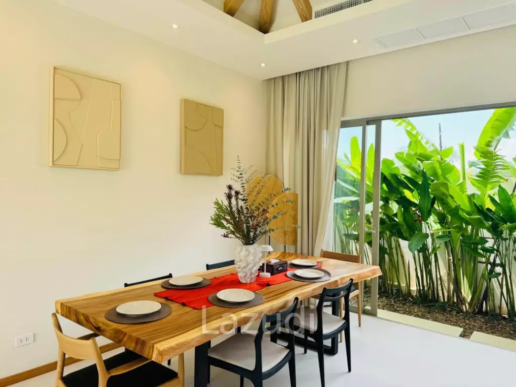 Boutique-Style 3-Bedroom Pool Villa for Rent in Thalang