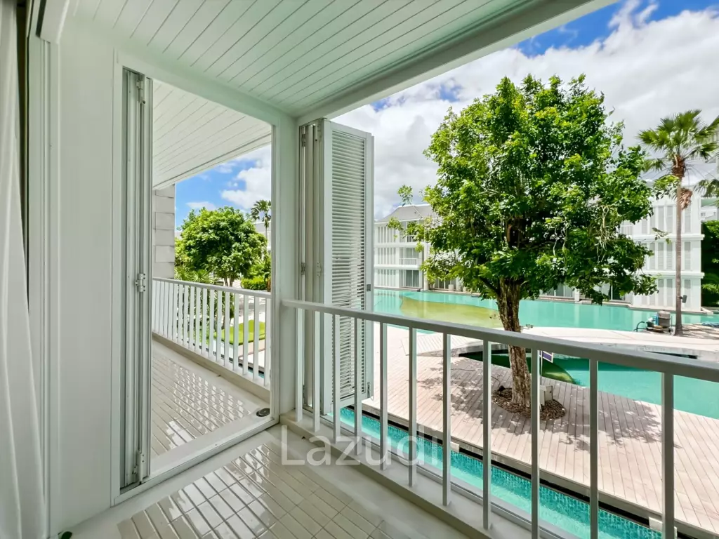 คอนโดรีโนเวทใหม่ 2 ห้องนอน วิวสระ ใน Malibu
