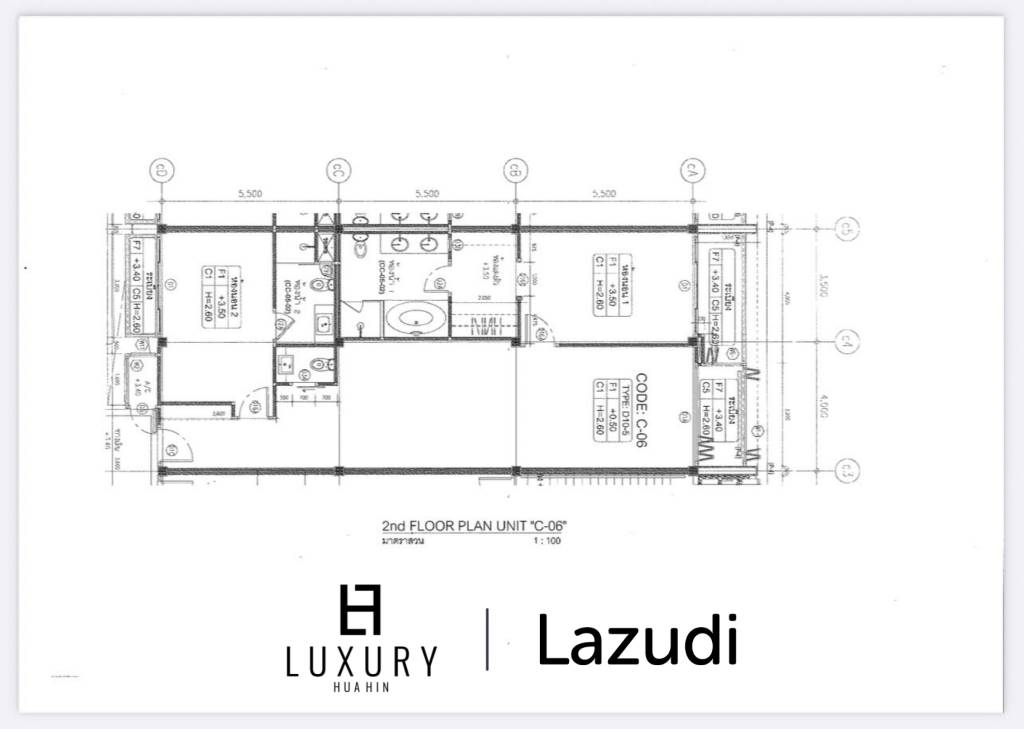 คอนโดรีโนเวทใหม่ 2 ห้องนอน วิวสระ ใน Malibu