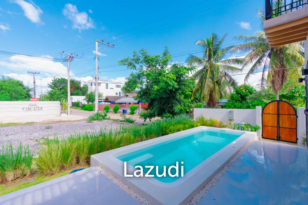 270 sqm modern pool villa near beachfront in Bang Kao Cha-Am