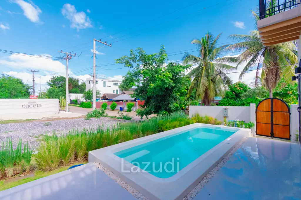 270 sqm modern pool villa near beachfront in Bang Kao Cha-Am