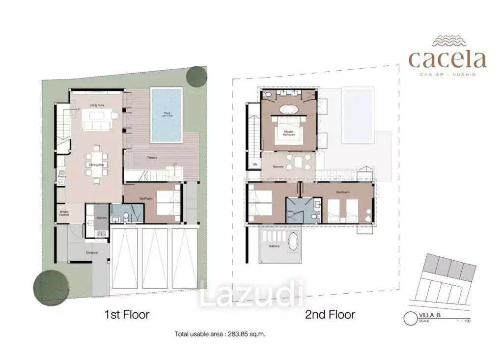 283 sqm Mediterranean Pool Villa in Bang Kao Cha-Am | Cacela Cha Am - Hua Hin