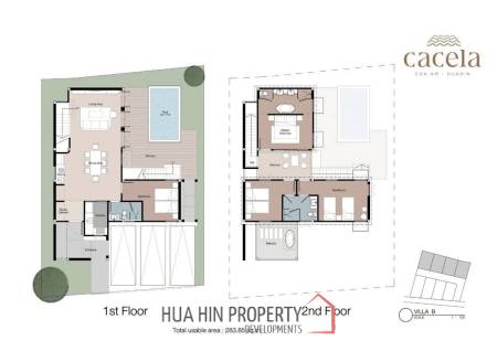 283 sqm Mediterranean Pool Villa in Bang Kao Cha-Am | Cacela Cha Am - Hua Hin
