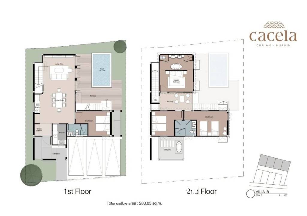 283 qm 4 Bett 3 Bad Villa Für Verkauf
