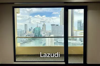 3 bedroom 2 bathroom river view apartment 137 sqm. at Baan Chaopraya for rent