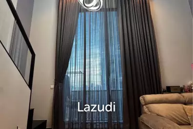 Modern 39 sqm Loft-Style 1 Bedroom Condo on 14th Floor in Phaya Thai Bangkok