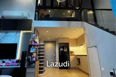 Modern 39 sqm Loft-Style 1 Bedroom Condo on 14th Floor in Phaya Thai Bangkok