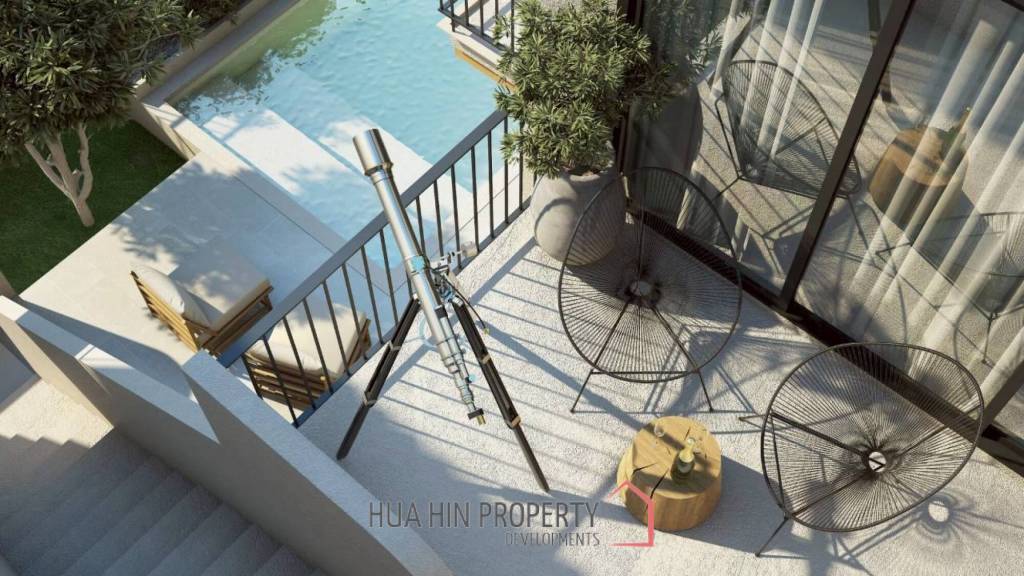 283 sqm Mediterranean Pool Villa with Rooftop Sea View in Bang Kao Cha-Am