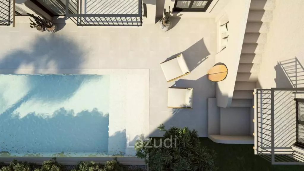 283 sqm Mediterranean Pool Villa with Rooftop Sea View in Bang Kao Cha-Am