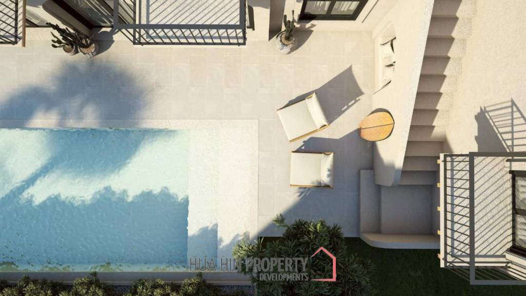 283 sqm Mediterranean Pool Villa with Rooftop Sea View in Bang Kao Cha-Am