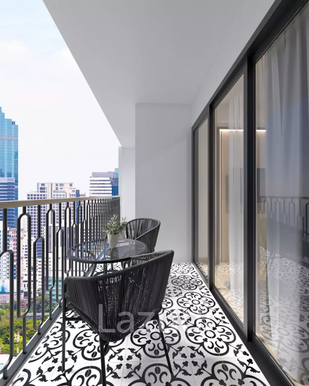 2 Bedrooms 1 Bathroom 57.80 SQ.M. The Indeed Condo