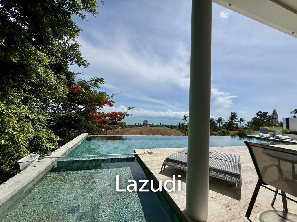 Spacious 3-Bedroom Sea View Villa | Bang Por, Koh Samui