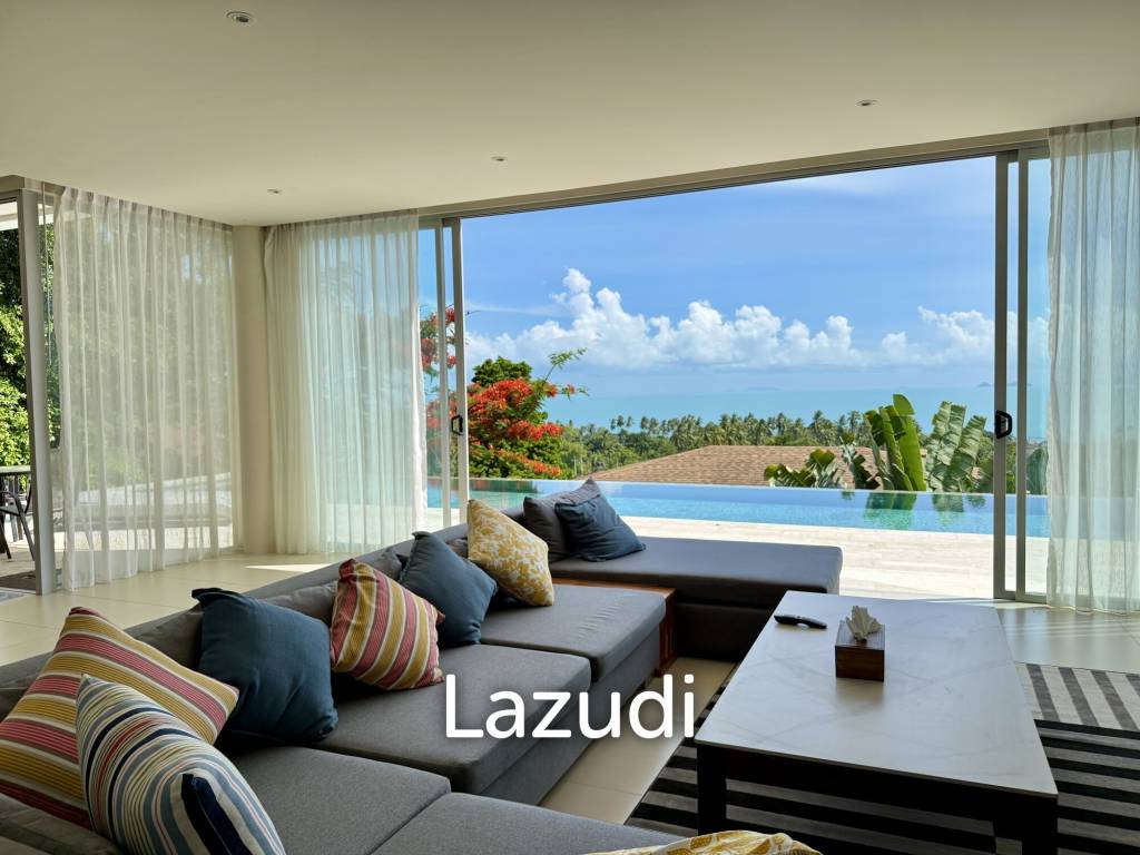 Spacious 3-Bedroom Sea View Villa | Bang Por, Koh Samui