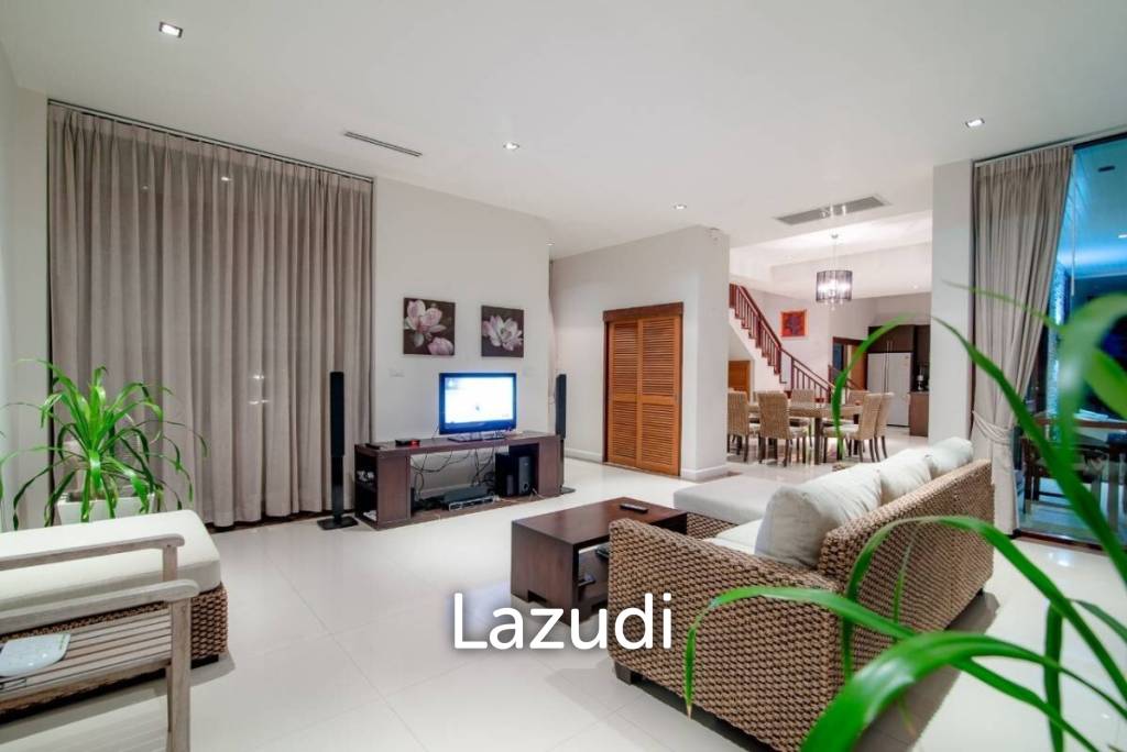 โมเดิร์นวิลล่า 4 ห้องนอน พร้อมสระว่ายน้ำที่สามร้อยยอด