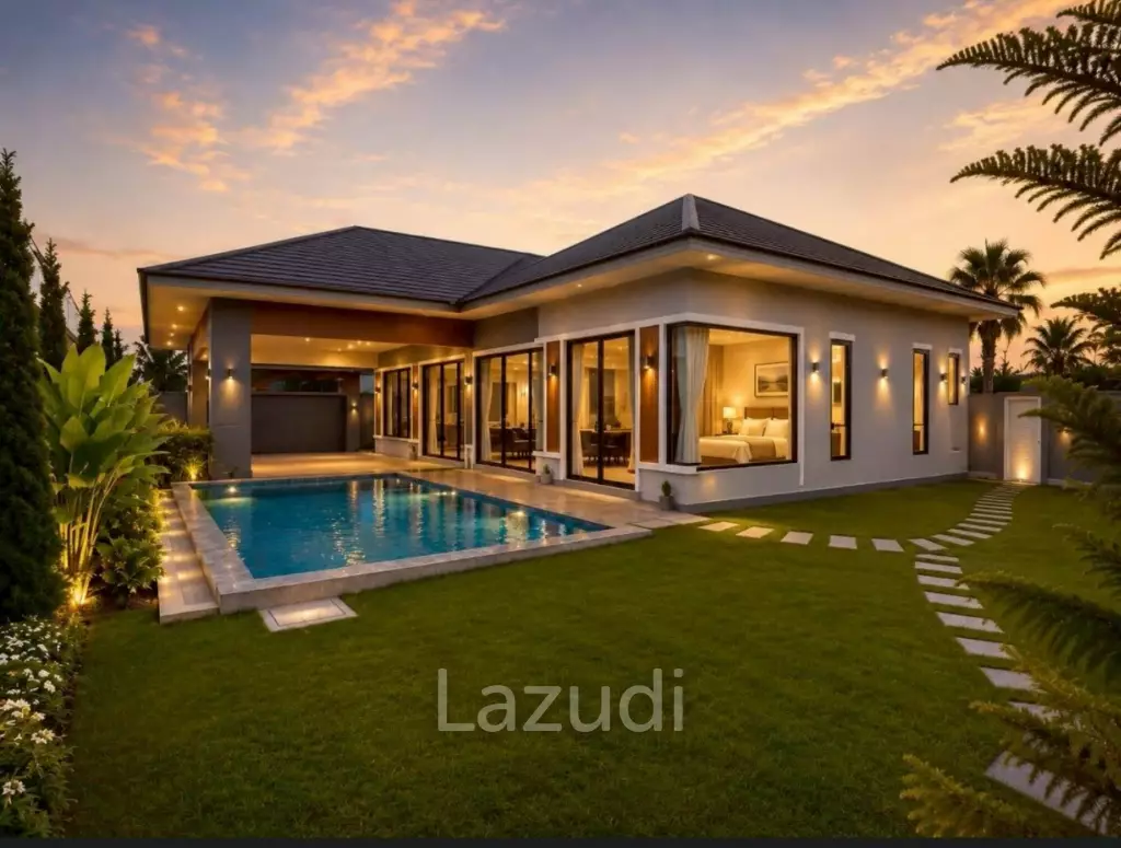 Luxury 3-Bedroom Private Pool Villa for Sale in East Pattaya