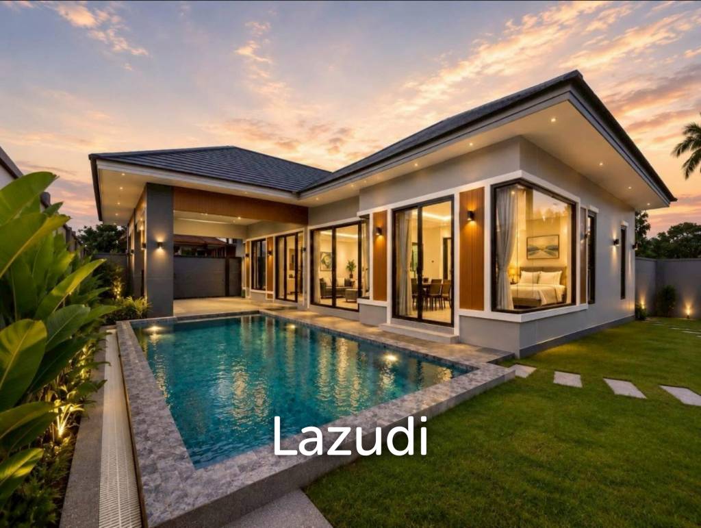Luxury 3-Bedroom Private Pool Villa for Sale in East Pattaya