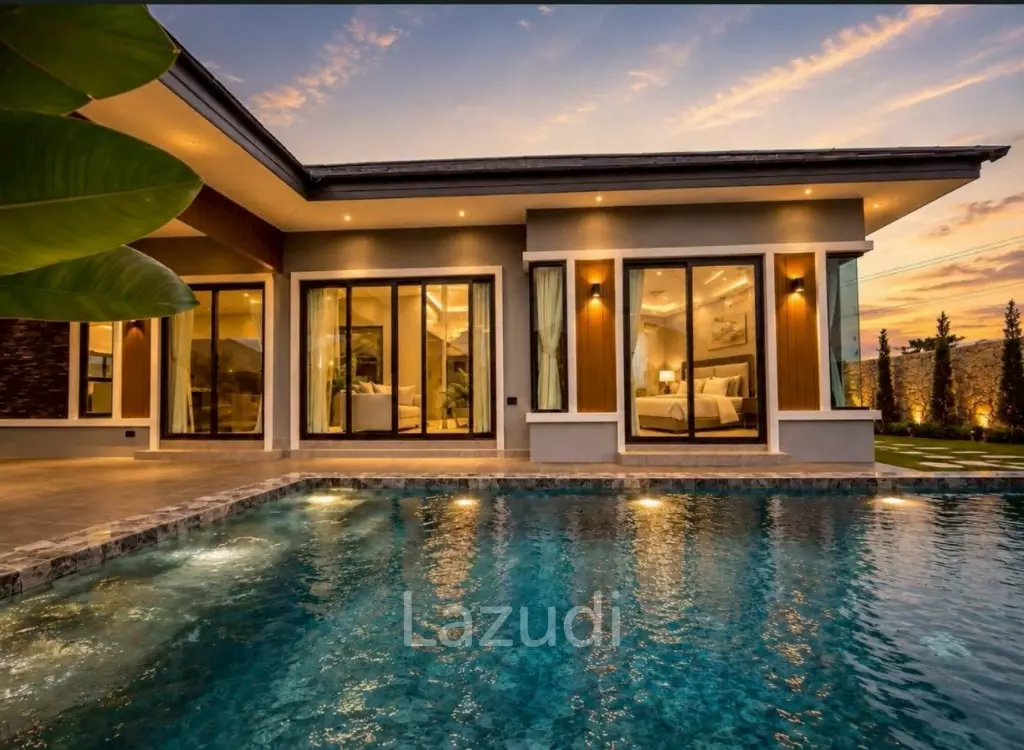 Luxury 3-Bedroom Private Pool Villa for Sale in East Pattaya